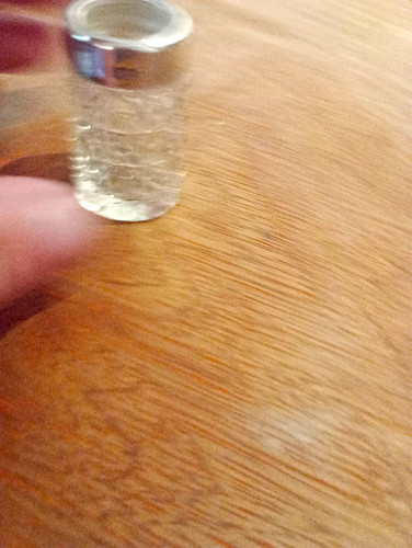 Cut glass dressing - cut, table