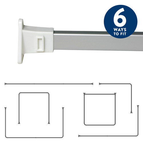 Croydex shower curtain rail - shower,