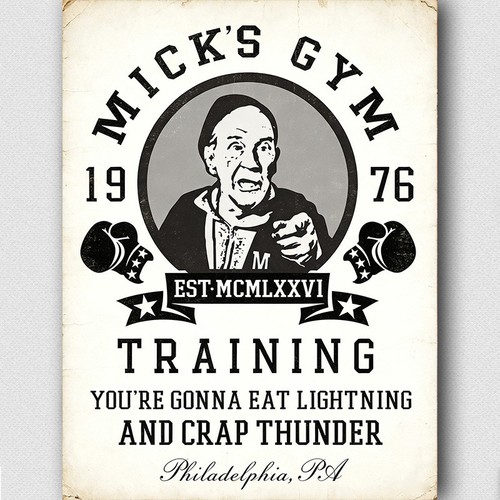 Rocky balboa mick gym - balboa, mick's
