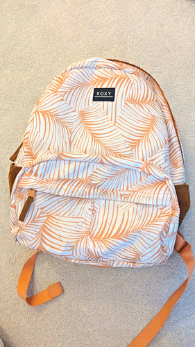 Roxy beige white - floral, print