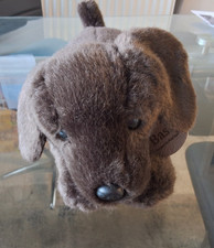 Keel Toys Basil chocolate brown labrador dog/puppy keel toys - pre-loved 