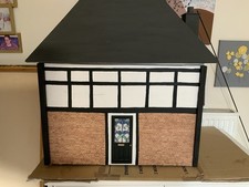 Black And White Wooden Dolls House Ideal Project 6 Rooms