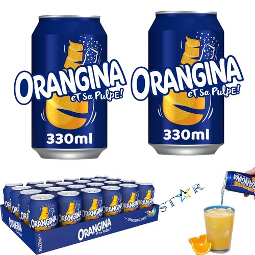 Orangina real orange citrus - real,