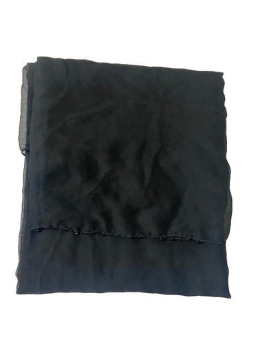 Black chiffon dupatta