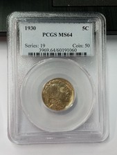 1930 Buffalo Nickel 5C PCGS