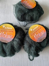 Dark Green Mohair Wool Yarn