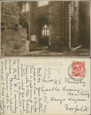 Jedburgh Abbey Lady Chapel 201675 Valentines Real Photo RP Gb 1930 cancel 