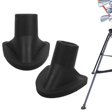 2x Golf Bag Stand Replacement Feet Attachment for Home Golf Carts Clamp Feet