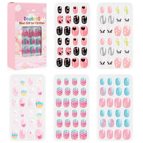 Cute false nails set - (bent30-3)cute,