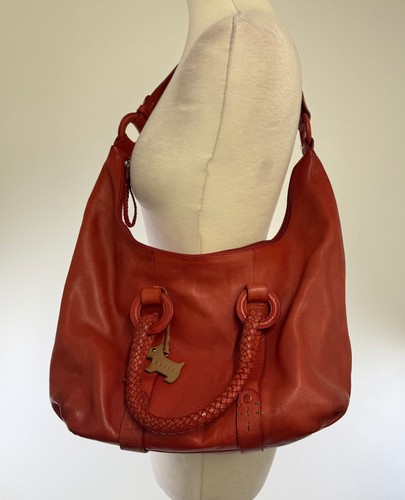 Radley red leather medium - radley,