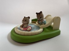 Sylvanian Families Reversible Sandpit and Pool with Walnut Squirrel Twins