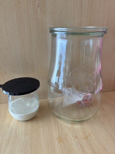 Weck 1750ml tulip mason jar - jar, +