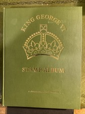 SG Crown GVI Album With Collection Of Stamps In Good Condition.