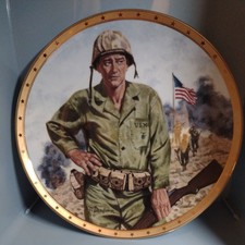 John Wayne Plate Franklin Mint