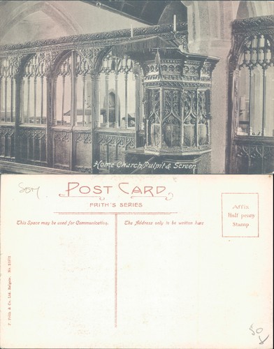 Horley church pulpit screen - pulpit,