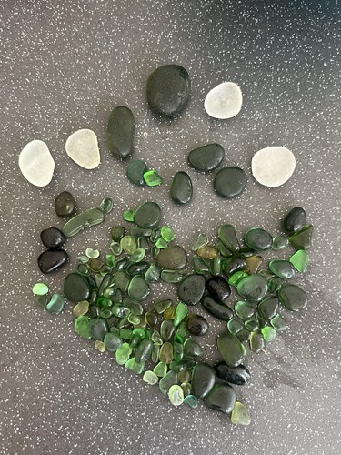 100g seaham sea glass various - sea,
