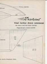 MODEL BOAT PLANS  WHIRLWIND