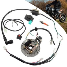 1 Set Ignition Coil Magneto Stator CDI For 50/70/110/125cc 4 Stroke Pit Bike