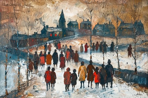 Lowry style people - lowry,