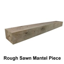 Solid European Oak Beam Mantel
