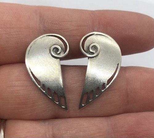 Unusual silver 925 earrings - unusual,