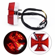1x Motorcycle Cross Red LED