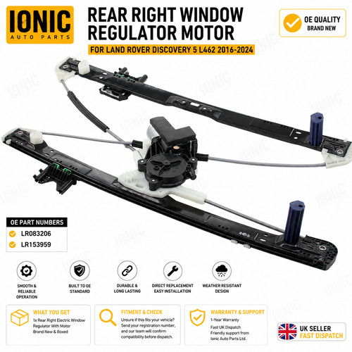 Rear right window regulator - rear,