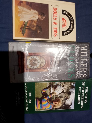 Antique pocket guides - pocket, x3