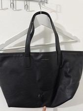JACK WILLS  BLACK LEATHER TOTE