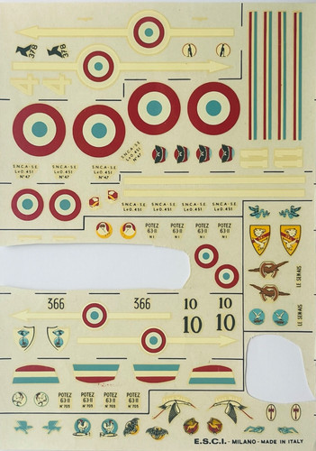 Decals potez liore - 63-11, &