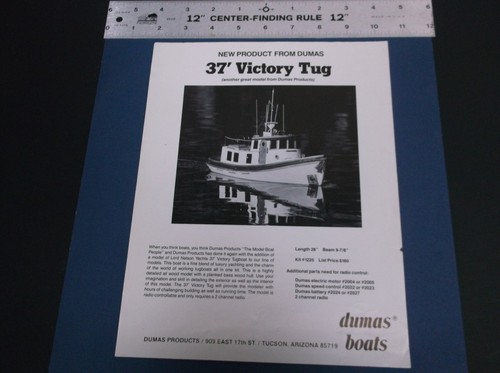 Vintage dumas model boat - vintage,