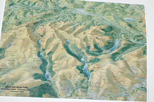 Aerial panoramic map - aerial, of