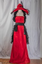 Red Velvet Steampunk Costume