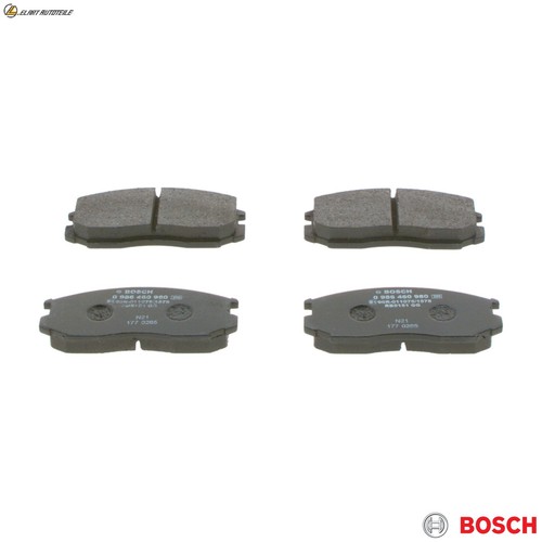 Brake pad set disc - disc, 986