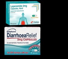 24x Diarrhoea Relief 2mg Rapid Effect LOPERAMIDE HYDROCHLORIDE Capsules