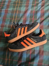 Black And Organge Adidas 240