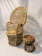 Vintage miniature wicker - vintage,