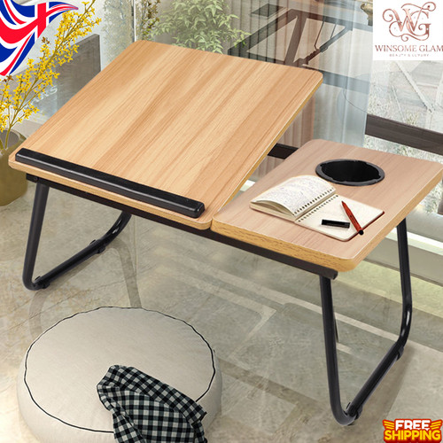 Foldable laptop bed - desk, tray