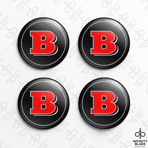 Brabus emblem badge - 4x,