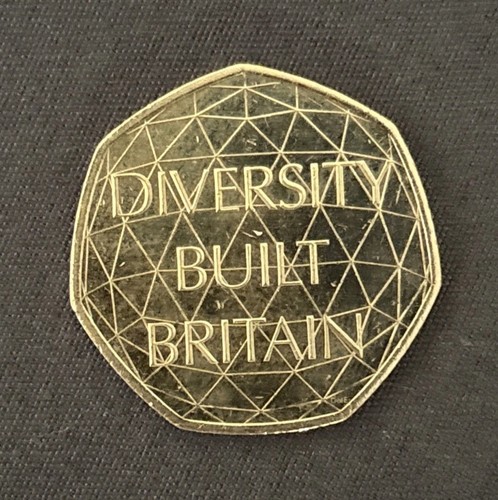 Diversity built britain 50p - diversity,
