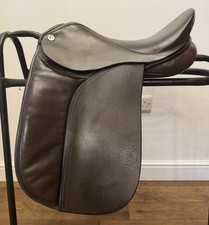 15” Cliff Barnsby Pony Show / Workers Saddle Brown English Leather Wide Fit