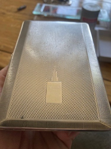 Art deco style - silver, tone