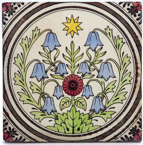 Victorian fireplace tile - victorian,