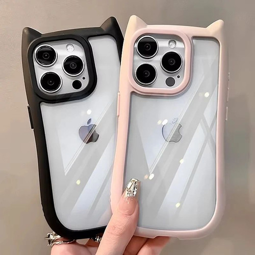 Cat ear phone case - for, iphone