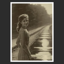 Vintage Photo Print SW Woman