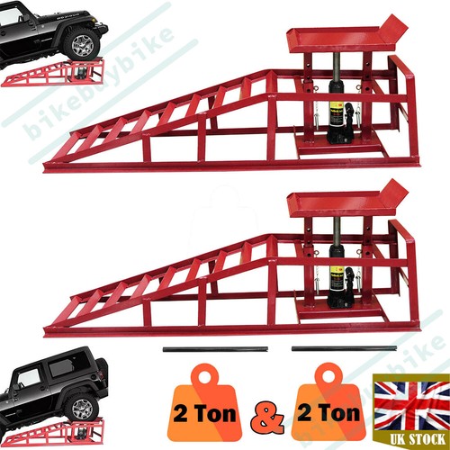 Hydraulic car ramps heavy - ramps, 2x