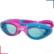 Zoggs Swimming Goggles - Super Seal Junior Boys/Girls Childrens Blue/Pink/Camo
