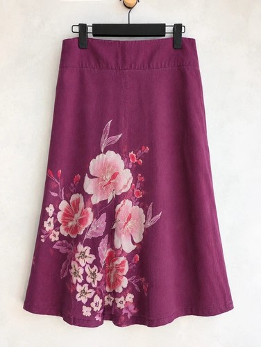 Monsoon 100 linen floral midi - monsoon,