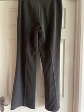 Ladies Matalan Papaya Wide Leg Trousers Grey Size 12 Used