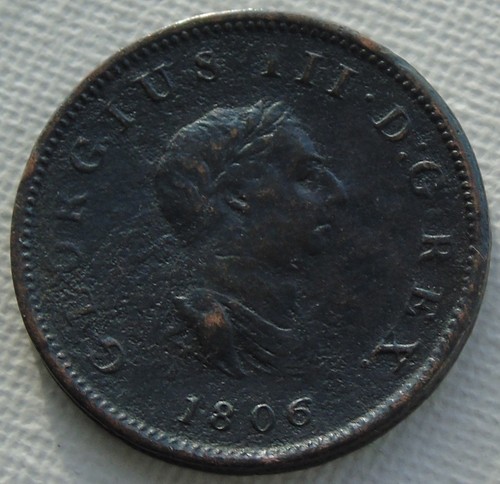 1806 king george iii copper - 1806,